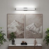 Bathroom Vanity Light Black - 33 Inch Modern Vanity Lights For Bathroom - 18W LED Bath Lights Over Mirror Cool White Light 6000K