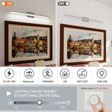 Modern LED Vanity Lights For Bathroom 39IN 24W Daylight White Chrome Light Fixtures Bathroom Lights Over Mirror Vanity Lighting Fixtures Vanity Light