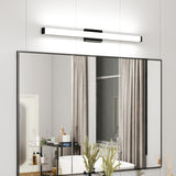 Black Modern Bathroom Light Fixtures Over Mirror 41 Inch LED Vanity Lights Bar For Bath