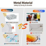 12-Pack 4 Inch Ultra-Thin LED Recessed Ceiling Light With Junction Box, 2700K-5000K Dimmable Color Changing Downlight, 9W 810LM, Easy Install, Ideal For Kitchen, Bedroom, Basement