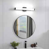 Bathroom Vanity Light Black - 25 Inch Modern Vanity Lights For Bathroom - 14W LED Bath Lights Over Mirror Cool White Light 6000K