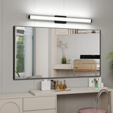 Black Modern Bathroom Light Fixtures Over Mirror 41 Inch LED Vanity Lights Bar For Bath